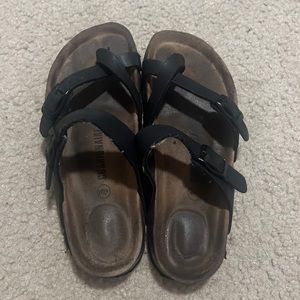 HEAVILY worn sandals!